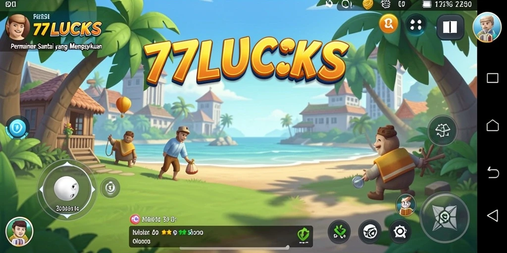 Tampilan gameplay seru di 77LUCKS dengan tantangan menarik.