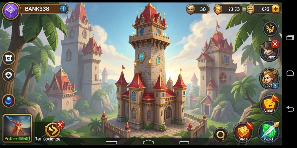 Gameplay menara pertahanan yang seru dan menantang di BANK338.