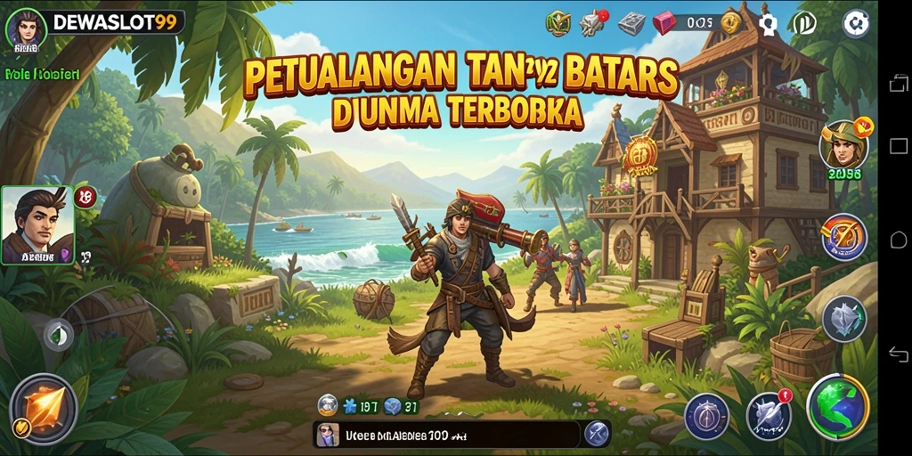 Tampilan gameplay yang memukau dari DEWASLOT99 di dunia terbuka.