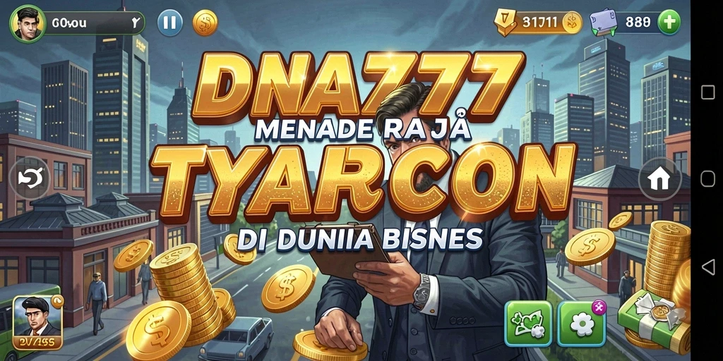 Tangkapan layar gameplay DNA777 menampilkan kebangkitan bisnis yang mengesankan.