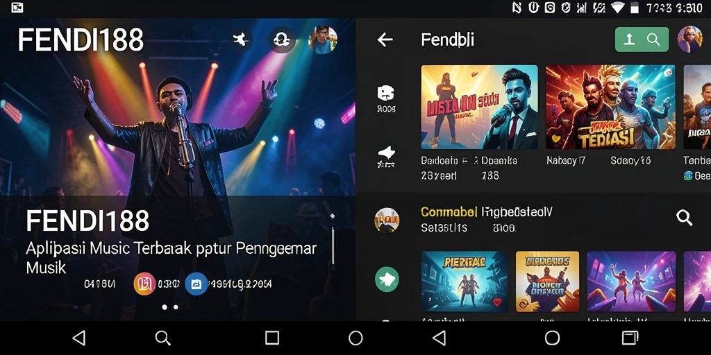 Tampilan gameplay FENDI188 yang menarik dengan berbagai pilihan lagu.