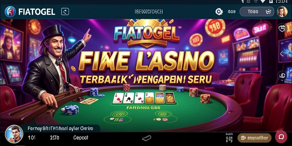 Tampilan gameplay Live Casino yang mendebarkan di FIATOGEL.