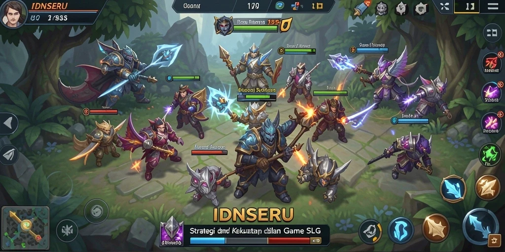 Tampilan gameplay menarik dalam IDNSERU yang menguji strategi Anda.