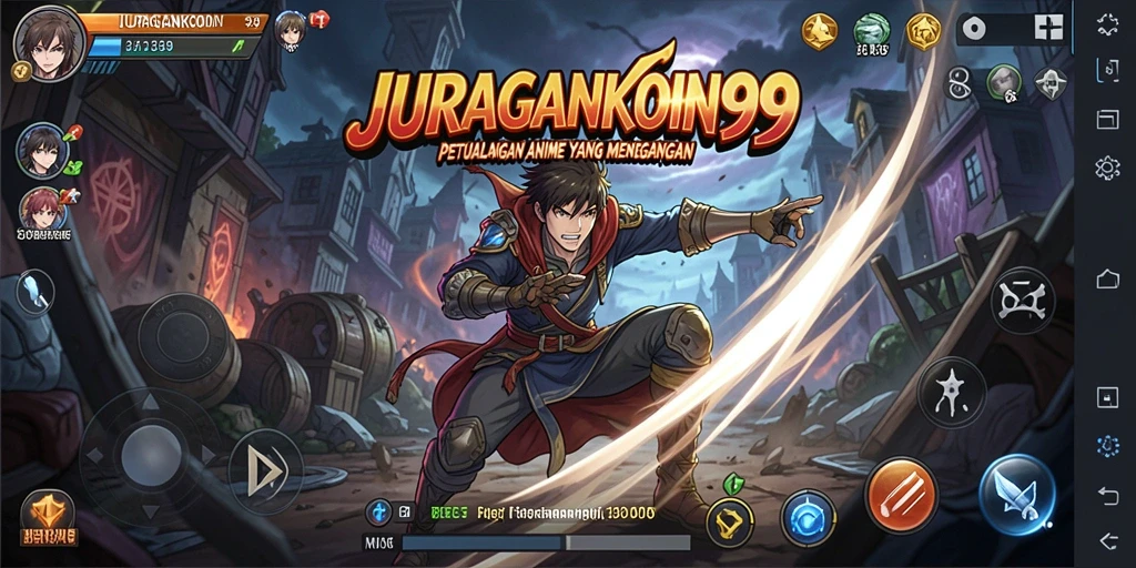 Gameplay seru dan karakter Anime ikonik dalam JURAGANKOIN99.