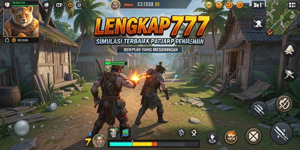 Tampilan gameplay menarik dari LENGKAP777 yang menunjukkan kreativitas pemain.
