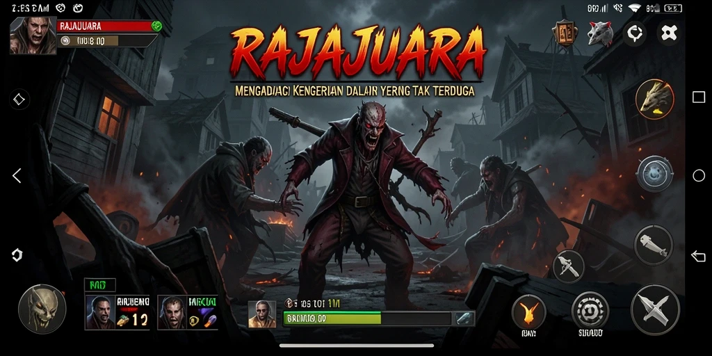 Gameplay menegangkan RAJAJUARA saat menjelajahi kegelapan yang mencekam.