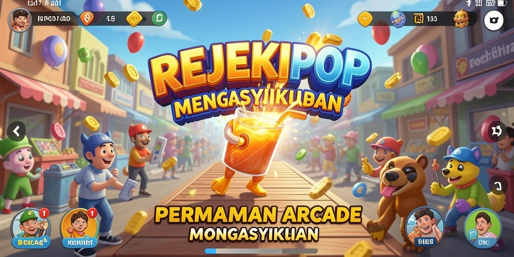Tampilan bermain seru dan menantang di REJEKIPOP.
