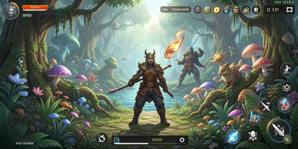 Screenshot gameplay RR89 menampilkan aksi menjelajahi dunia petualangan yang penuh tantangan.