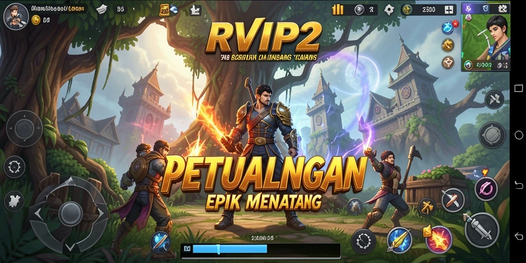 Tampilan menawan dari gameplay petualangan RVIP2 yang seru.