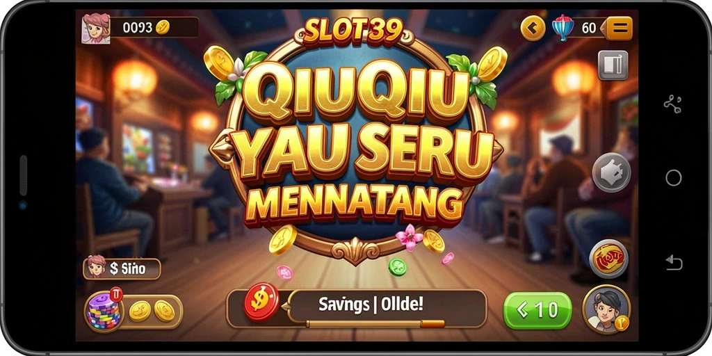 Tampilan menarik dari gameplay QiuQiu di SLOT39.