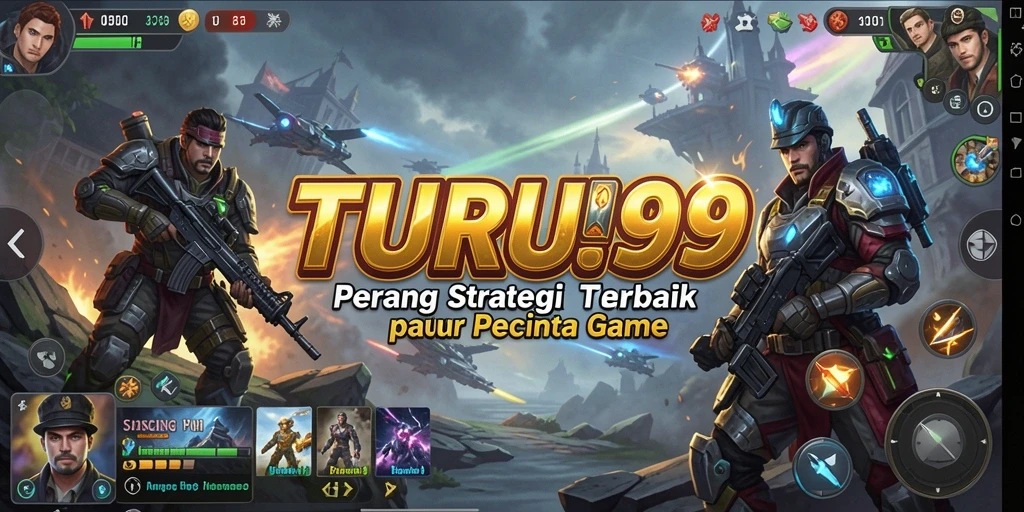 Tangkapan layar TURU99 menampilkan aksi seru dalam pertempuran strategi.